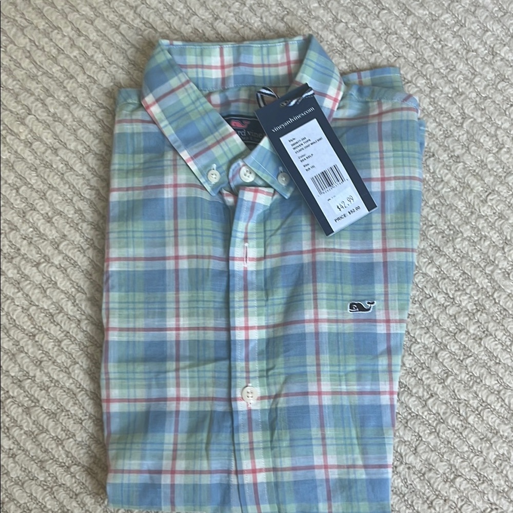 Vineyard Vines Boys S (8-10) Button Down